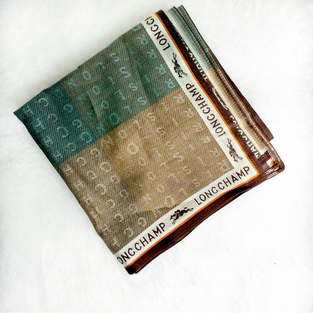 Longchamp Multicolor Pocket Square